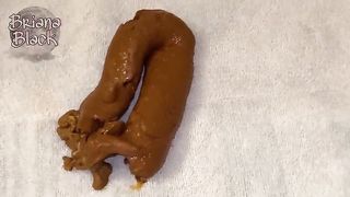 BBW babe dropped heavy turd
