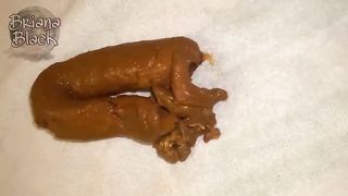 BBW babe dropped heavy turd
