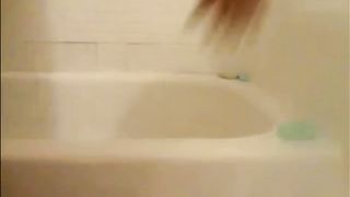 Fat woman shitting diarrhea on the floor