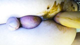 Small Sissy penis hard dildo shitty asshole    - PEEter