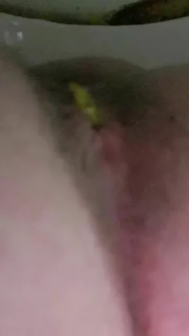 Hairy wife records her diarrhea video