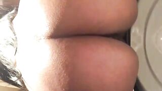 Sexy big ass girl pooping very hard