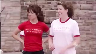 Soccer chick poops in her shorts