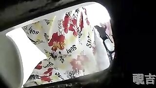 Chinese public closeup toilet