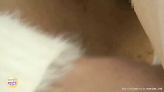 Japanese girl with messy diarrhea