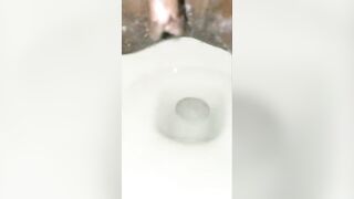 Dirty ebony lady piss and pooping