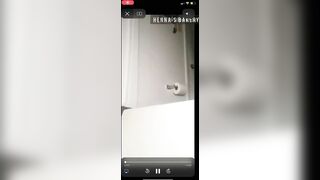 Beautiful big black ass gives creamy poop