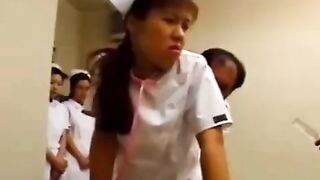 Kinky Japanese nurse liquid pooping