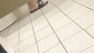 Watch amateur girl pooping in the public toilet