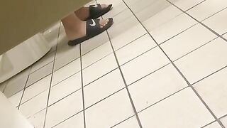 Watch amateur girl pooping in the public toilet