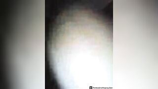 Big ass girl pooping in low qaulity closeup