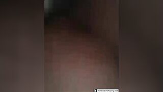 Big ass girl pooping in low qaulity closeup