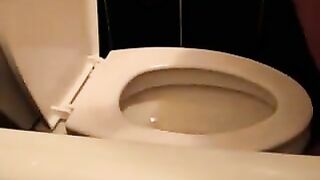 Amateur girls pooping in toilet compilation