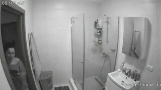 Hidden cam girl pooping and farting in toilet