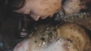 Kinky and sexy scat Asian lesbians