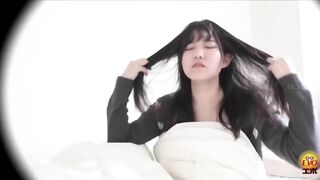 Brunette Japanese brunette girl pooping