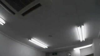 Japanese secretary shits on her poor boss