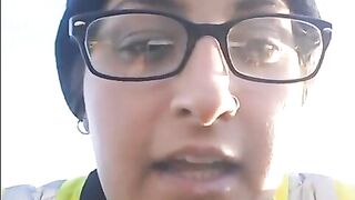 Lovely amateur lady pooping in the toilet