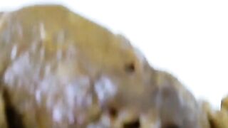 Hot looking Japanese chick pooping for you