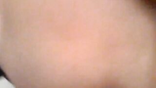 Scat babe sucking and deepthroating shitty cock