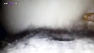 Mature slut getting drilled from behind while she poops