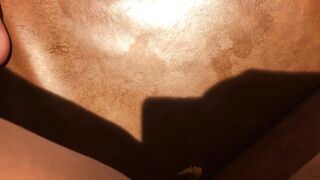 Sexy fresh poop on the sofa