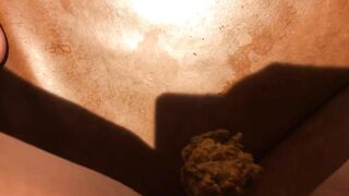 Sexy fresh poop on the sofa