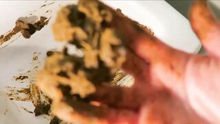 Smear and poop scat slave playing solo