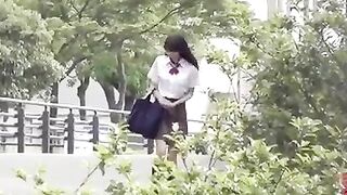 Japanese schoolgirl love pooping