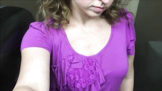 Slutty mature lady eating her own poop