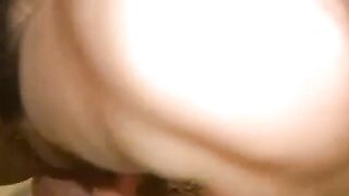 Hairy pussy wife pooping on her hubby