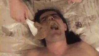 Scat slave shit swallow