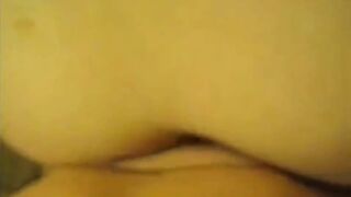 Lovely chick rides hard cock and poops