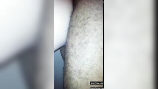 Black dude fucking that ass to make her poop