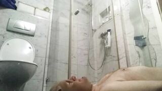 Girl pooped in the mouth of her slave  in the toilet