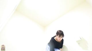 Japanese milf pooping in the toilet