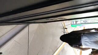 Beautiful thick hairy pussy pooping