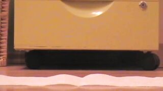 A nice smooth log on the floor