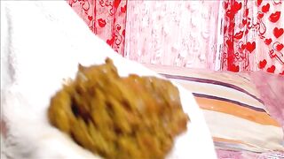 Messy load by beautiful chubby ass babe