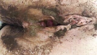 Creampie fuck and scat pussy compilation