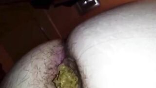 BBW lady shits on the potty pot