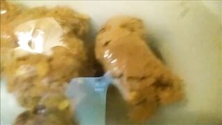 PAWG babe poops nicely