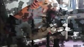 Milf shitting in high heels boots