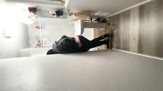 Amateur lady and her sweet pooping ass