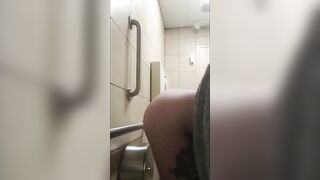 Public bathroom diarrhea splash