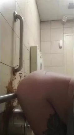 Public bathroom diarrhea splash