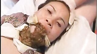 BDSM Scat play with sexy Japanese babe