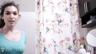 Sexy amateur teen and big dildo