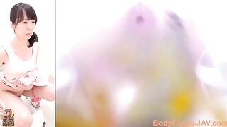 Amazing hot chick showing her tasty pooping asshole