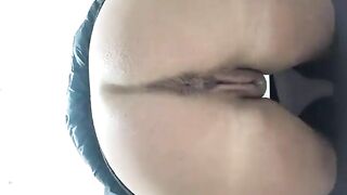 Amazing hot pooping booty